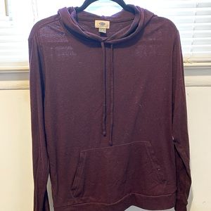 Maroon hoodie